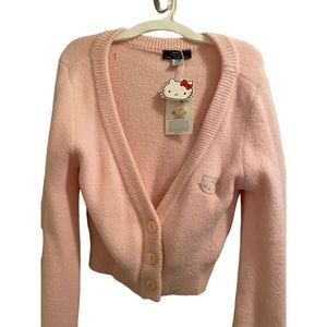 Hello kitty pale pink cardigan brand new with tags from Bershka. Size M